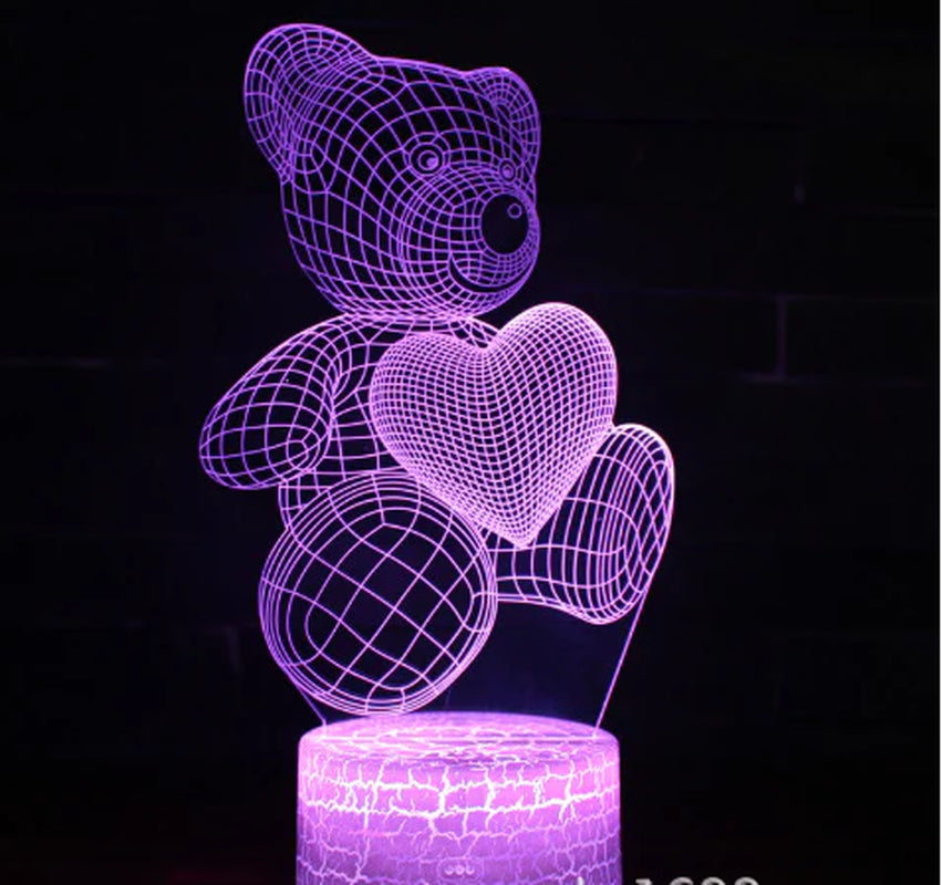 3D Lamp Acrylic USB LED Night Light