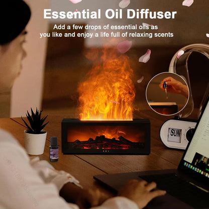 Essential Oils Humidifier with LED Light Remote Control